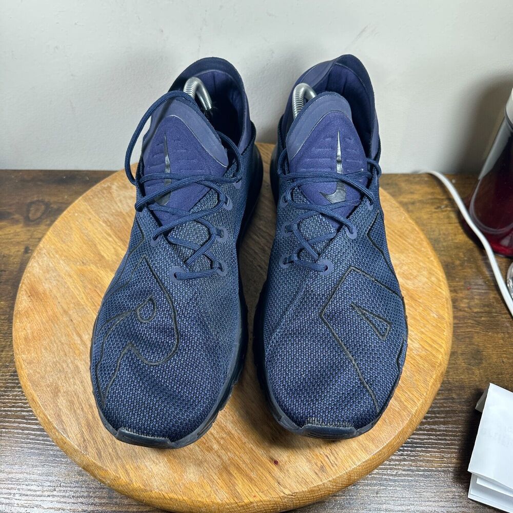 Nike Air Max Flair Navy Blue Shoes Mens Size 12 Blue Black 942236-402 - Picture 2 of 8